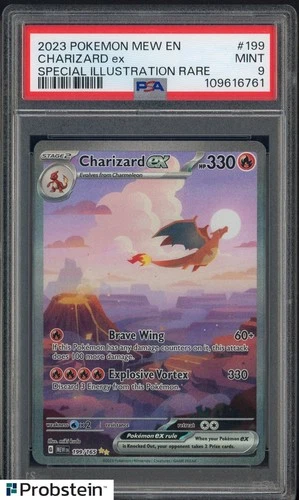 2023 Pokemon MEW EN Special Illustration Rare #199 Charizard ex PSA 9 MINT