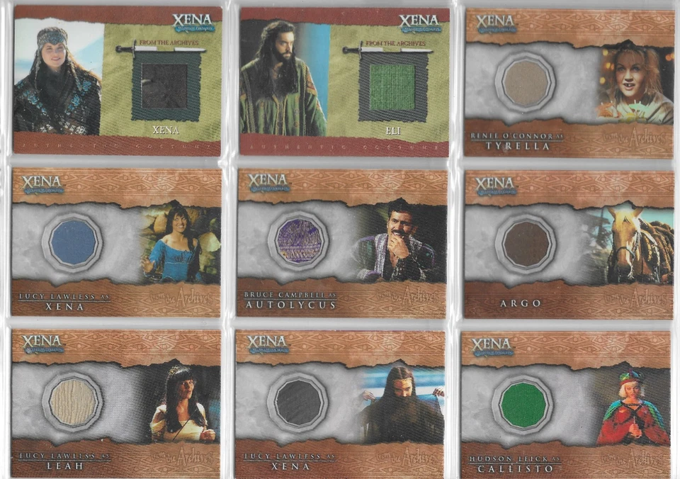 Xena : Warrior Princess -  Autograph & Costume Relic Card Selection NM - Image 2 of 3
