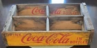 Vintage 1954 Yellow Coca Cola Crate Atlantic City, NJ (Bottles Seperate Auction)