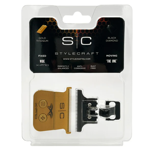 Stylecraft Trimmer Blade Set - X-Pro Wide Gold & The ONE