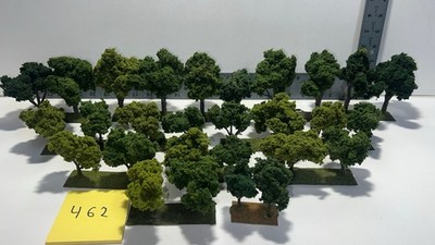 Tree Model Hand Made Handmade Model Trees 🌳 Diorama Scenery with Bases Lot 2 | eBay
