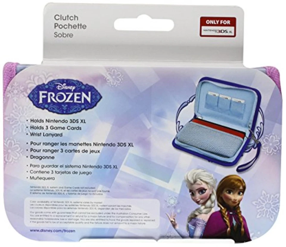XL Frozen Anna And Elsa Clutch For 3DS Pink Game Very Good 1E - Image 2 of 3