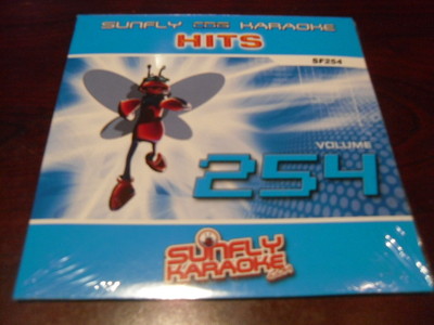 SUNFLY HITS KARAOKE  DISC SF254 VOLUME 254 CD+G SEALED 15 TRACKS
