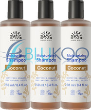 Urtekram Organic Coconut Shampoo for Normal Hair - 250ml (Pack of 3)