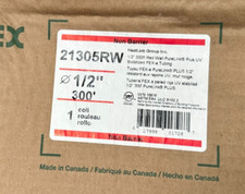 1/2" RED PEX-A PEX pipe Plus UV Stabilized PEX-A - 300 Feet Roll