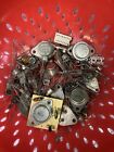 Vintage Electronics Lot - resistors and transistors and Misc