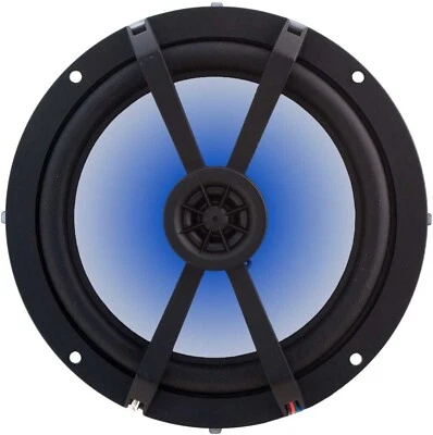 KICKER 45BKM614L MARINE/BOAT/ATV/UTV 6.5"WEATHERPROOF 2-WAY SPEAKER W/LED LIGHT