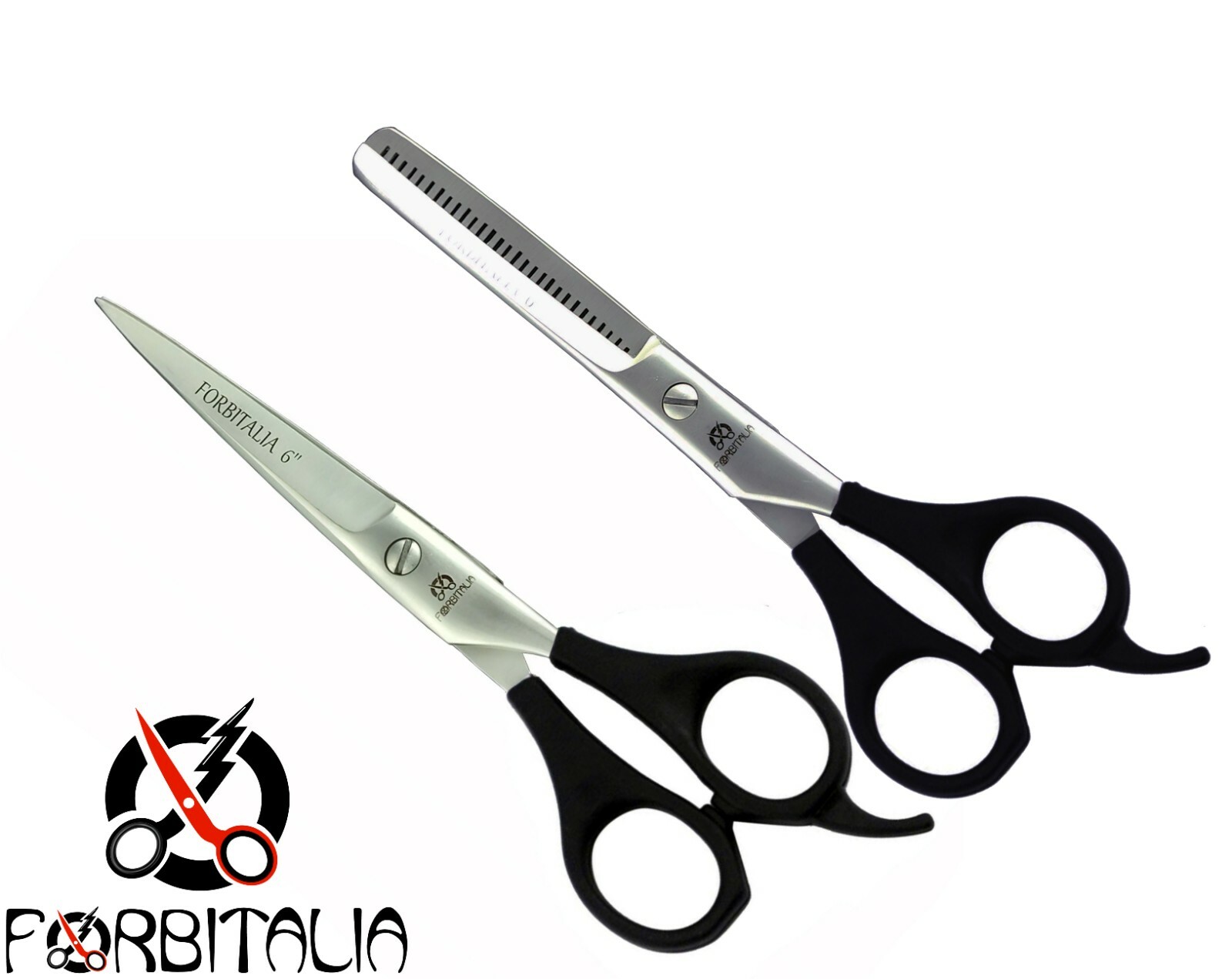 SET FORBICI PER BARBIERE CANI GATTI E ANIMALI CON SFOLTIRE...