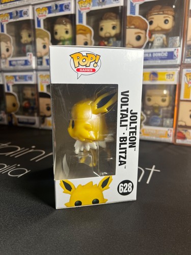 POKEMON CENTER JOLTEON PEARLESCENT FUNKO POP VINYL FIGURE #628 BOX DAMAGE + P/P - Picture 8 of 12