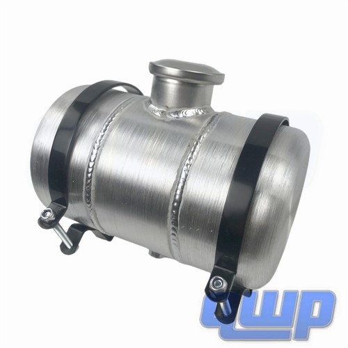 1 Gallon 6'' x 10'' 1/4'' NPT Fuel Tank Gas Tank Spun Aluminum Round