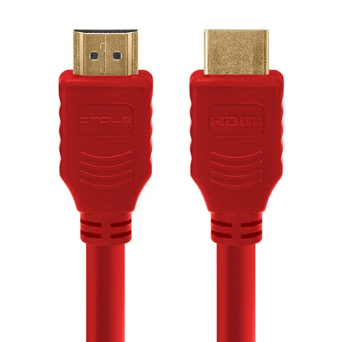 Rot 4K HDMI auf HDMI Kabel HDR HDMI Kabel UHD 3D Ethernet Nintendo Switch XBOX PS5 - Bild 3 von 9