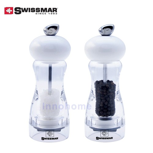 Swissmar Salt and Pepper mill set, Andres Salt Pepper Grinder Gift Set ...