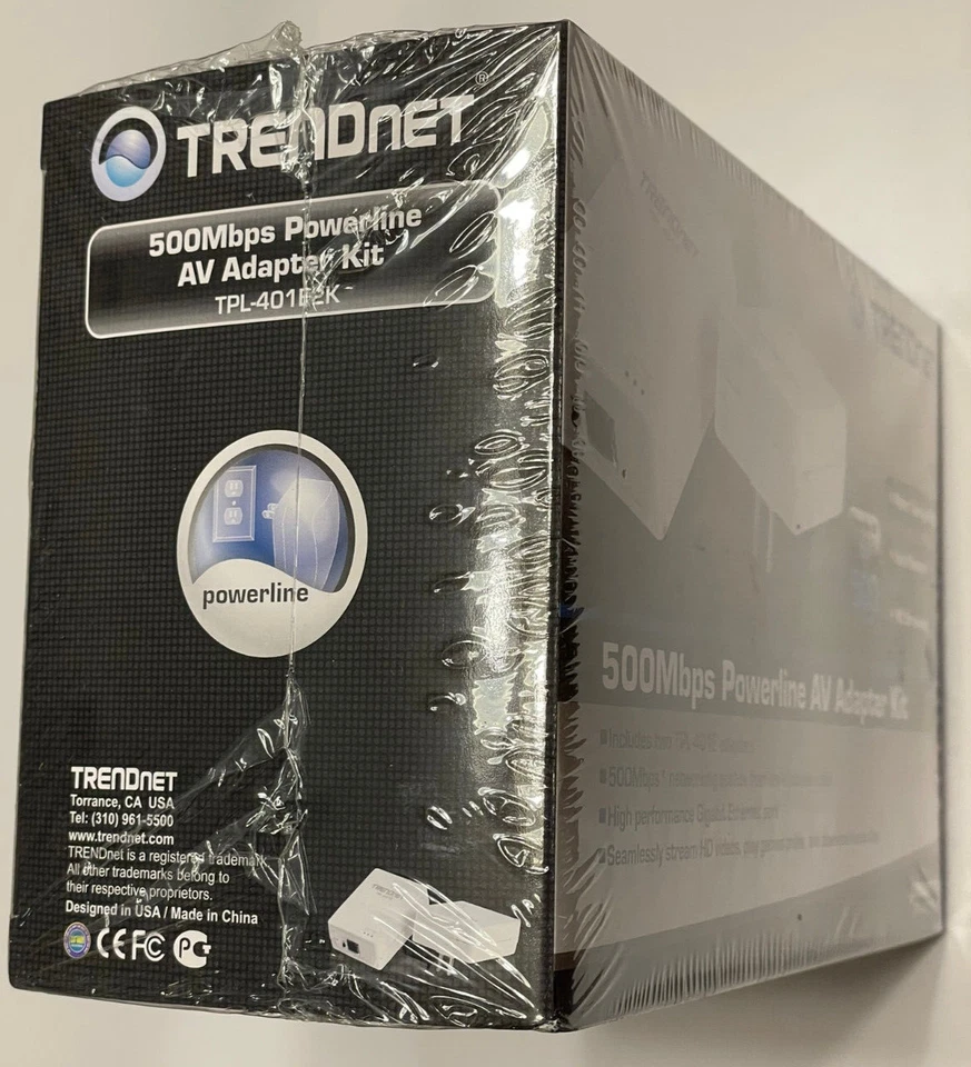TRENDnet TPL-401E2K Powerline 500 AV Gigabit Adapter Kit Up to 500Mbps - Image 4 of 4