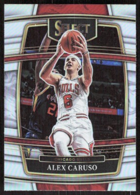 2021-22 9915E PANINI SELECT SILVER PRIZM Alex Caruso Chicago Bulls #9
