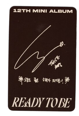 Twice Chaeyoung Photocard | Ready To Be | eBay