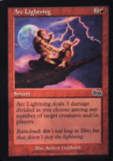 Arc Lightning - Urza's Saga: #174, Magic: The Gathering Nm R118