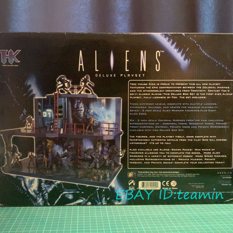 THK 2004 Palisades Aliens Deluxe Playset Figure Scene