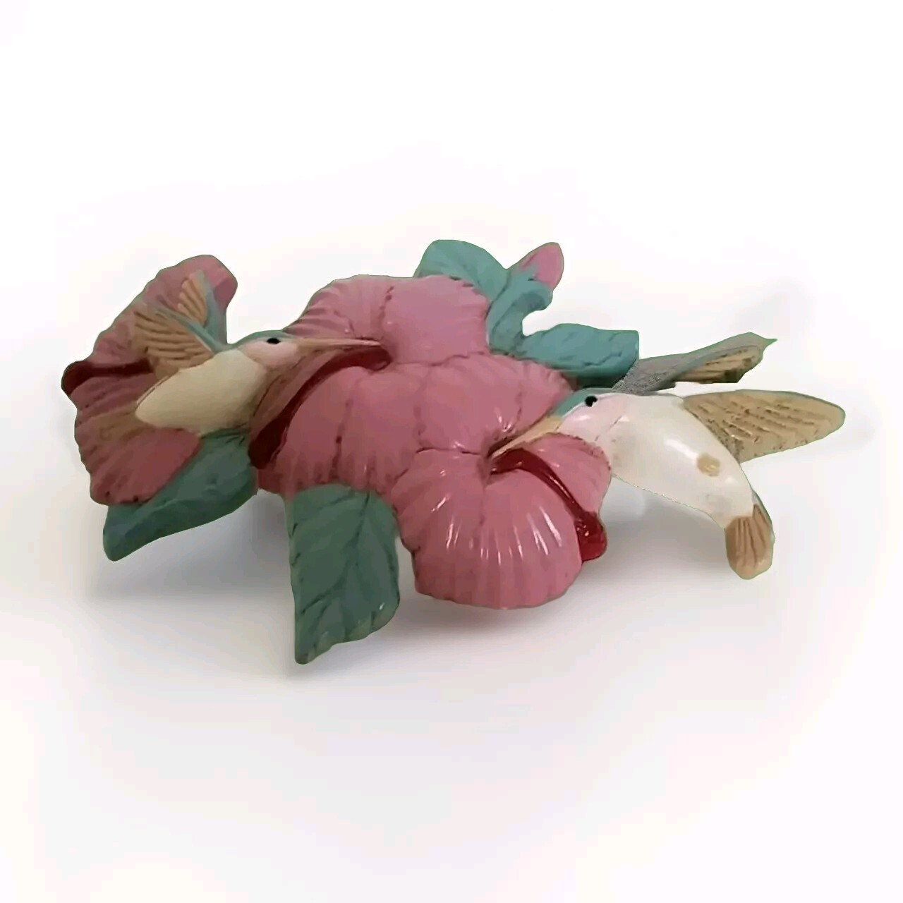 VTG Hummingbird Wall Hanging Burwood Products USA  3303 Flowers MCM Grannycore