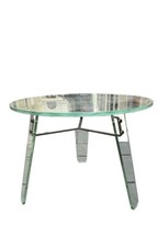 Midcentury glass chess table tavolino scacchi