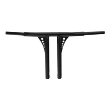 Black 16" Rise 1 1/4" T-Bar Bar Handlebar Fit For Harley Heritage Softail Dyna