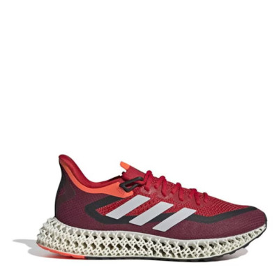 Adidas Herren rot & schwarz 4D FWD 2 Laufschuhe UK 7,5 BRANDNEU