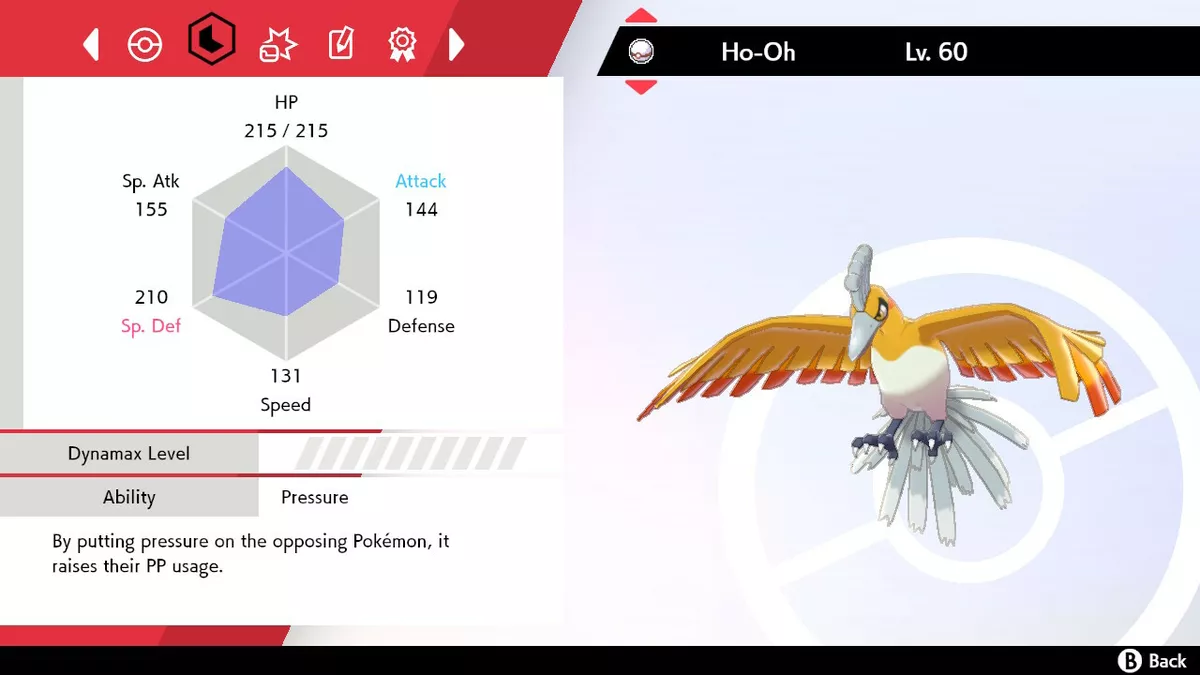 ✨Shiny✨ Event Ho-Oh For Pokémon Sword & Shield