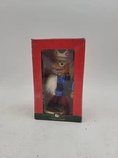 Wooden Bedazzled Nutcracker Soldier - Kurt Adler Holiday Decor 