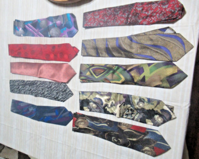 10  Silk Ties TINO COSMA,DILENA,ZANZARA,JAMES,DANIEL CRAIG,CHRISTAN DIOR