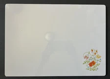 VTG CORNING - Vintage Wildflower Portable Counter Saver Cutting Board - 10x14"