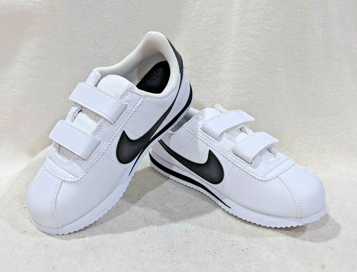 Nike Boy's Cortez Basic SL (Little Kid) White/Black 1