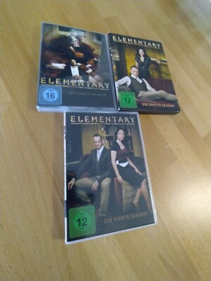 ELEMENTARY -   DIE KOMPLETTE  STAFFEL  2, 3, 4 AUF  18 DVDs