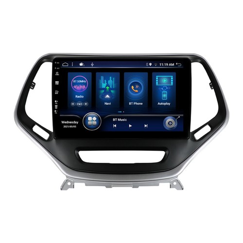 CarPlay Android 14 Auto Car Stereo GPS Head Unit For Jeep Cherokee 2013-2020 AHD - Picture 17 of 17