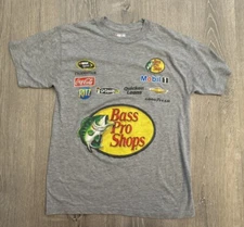 NASCAR Vtg Tony Stewart Sprint Cup Series T-Shirt Men’s Medium Bass Pro Shops