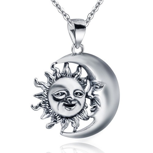 MEDWISE Yin Yang, Collana In Argento Sterling 925, Con Sole E Luna - Foto 3