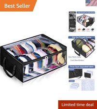 Wide Hat Storage for Baseball Caps, Large Capacity Hat Organizer for Closet C...