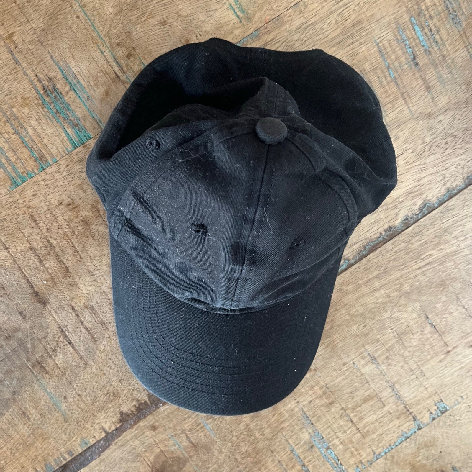Plain Solid Hat Black George Hat Adjustable Adult… - image 7