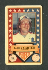 Gary Carter Expos 1983 Perma-Graphic MLB Baseball Super Star Credit Card