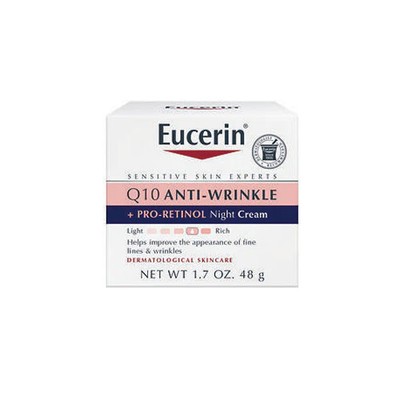 Face Q10 Revitalize Night Cream Fragrance Free 1.7 Oz By Eucerin