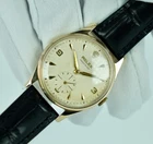 Vintage Rolex 9ct Gold Explorer Dial Manual Wound mens Gilt Watch Working