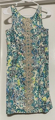 Lilly Pulitzer Ember Shift Dress, Sea Oat Escapades Everglades, Size 6 **Read**