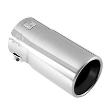 Exhaust Tip 1.75-2.5 Inch Inlet Adjustable Fit Chrome