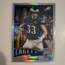 Topps 2025 Chrome Refractor Rookie Cooper DeJean #1975-27 Philadelphia Eagles
