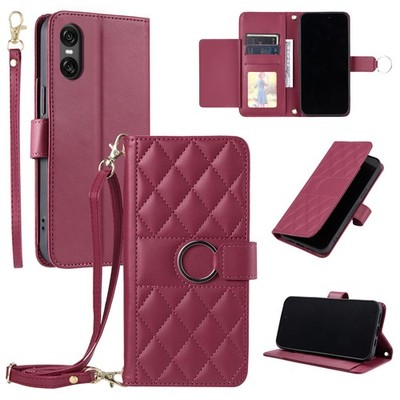 For Various Phone Crossbody Leather Wallet Case Card Bag Cover Flip Stand Women