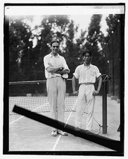 Joaquín de Inisa Leao, Charles Berch..., 27/07/22, julio 1922, pista de tenis, deporte