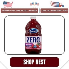 Ocean Spray  ZERO Sugar Cranberry Juice Drink, 64 fl oz Bottle