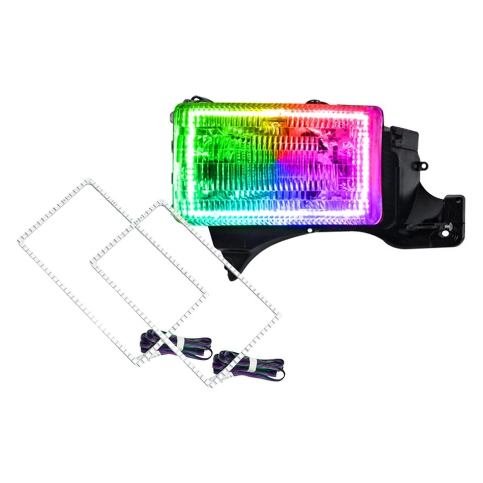 For Dodge Ram 1994-2001 ORACLE ColorSHIFT® Halo Light Kit 3956-334 Foto 2 de 4