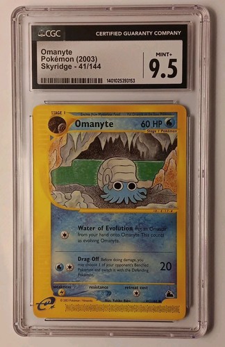 Omanyte graded CGC 9.5 for sale on eBay