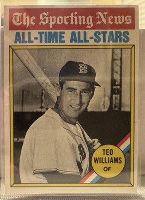 1976 Topps - The Sporting News AllTime All-Stars Ted Williams #347