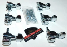 Charvel Pro-Mod Locking Tuners Set Chrome Tuning Guitar Parts Inline Super Strat