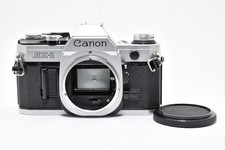  Near MINT  w/Body caps Canon AE-1 35mm SLR Film Camera Silver Body From JAPAN